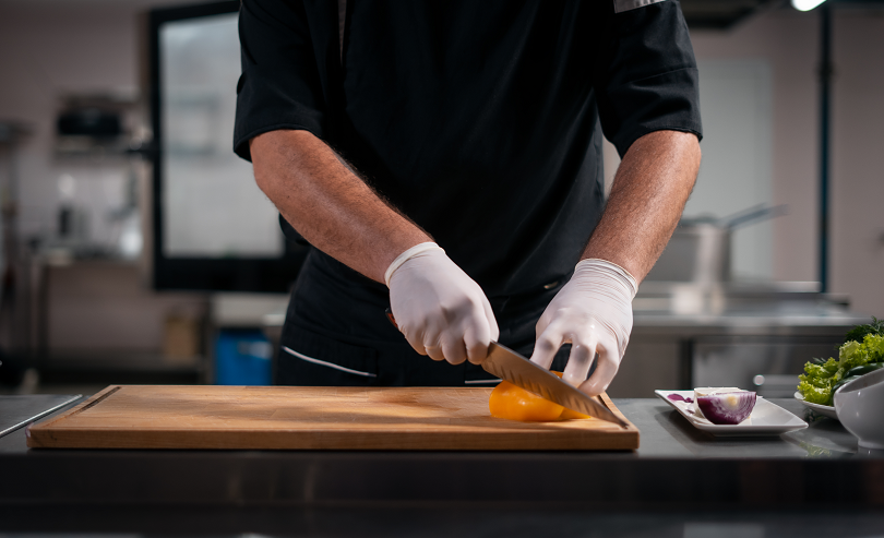 Items Needed to Start a Restaurant - Using a cutting board